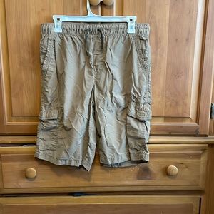 Beige Urban Pipeline Stretchy Shorts